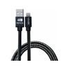 Senza Premium Leather Charge/Sync Cable Lightning 1.5m Black