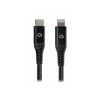 Mobilize Gevlochten USB-C to MFi Lightning 60W Kabel 1m. - Zwart