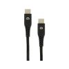 Mobilize Strong Nylon Cable USB-C to USB-C 2m. Black