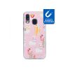My Style Magneta Case voor Samsung Galaxy A40 - Roze Alpaca