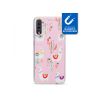 My Style Magneta Case voor Samsung Galaxy A70 - Roze Alpaca