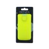 Senza Leather Slide Case Neon Yellow Size M-Large