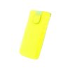 Senza Leather Slide Case Neon Yellow Size M-Large