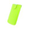 Senza Leather Slide Case Neon Yellow Size XXL