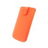 Senza Leather Slide Case Neon Orange Size XXL