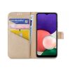 My Style Flex Book Case voor Samsung Galaxy A22 5G - Goud