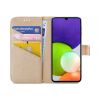 My Style Flex Book Case voor Samsung Galaxy A22 4G - Goud
