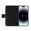 Senza Pure Lederen Wallet Apple iPhone 14 Pro - Zwart