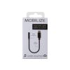 Mobilize Strong Nylon Audio Adapter USB-C to 3.5mm 15cm Black