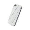 Xccess Hard Cover Apple iPhone 5/5S/SE Wit/Zilver Hearts