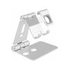 Xccess Foldable Aluminium 2in1 Holder voor Apple iPhone and Watch - Zilver