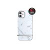 Richmond & Finch Freedom Series One-Piece Apple iPhone 12/12 Pro - Wit Marmer