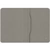 Valenta Lederen Card Wallet Snap - Grijs