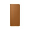 Samsung Leather Flip Cover Galaxy Z Fold3 - Bruin
