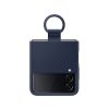 Samsung Silicon Cover with Ring Galaxy Z Flip4 - Navy
