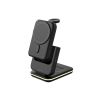 Mobilize 4in1 Wireless Charger Station with Detachable Power Bank Black
