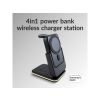 Mobilize 4in1 Wireless Charger Station with Detachable Power Bank Black