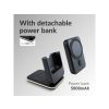 Mobilize 4in1 Wireless Charger Station with Detachable Power Bank Black