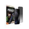 Striker D3O Xtreme Impact Privacy Glass Screen Protector - Black Frame - Apple iPhone 16 Pro