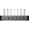 DPS-0200 DELTACO 6-ports USB + USB-C Charging Station 50W Black