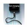 Mobilize Magnetic Nylon Cable - USB-C to USB-C - 2m. - 100W Black