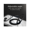 Mobilize MagSafe Compatible 360 Rotating Ring Stand Case Apple iPhone 16 Pro Clear/Black