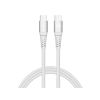 Mobilize Strong Nylon Cable USB-C to MFi Lightning 2m. 60W White (Bulk)