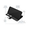 Mobilize Leather Wallet Apple iPhone 17 Pro Max/18 Pro Max Black
