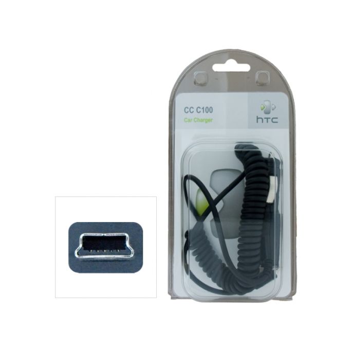 CC C100 (79H00058-00M) HTC Car Charger Mini-USB 2.0A Black
