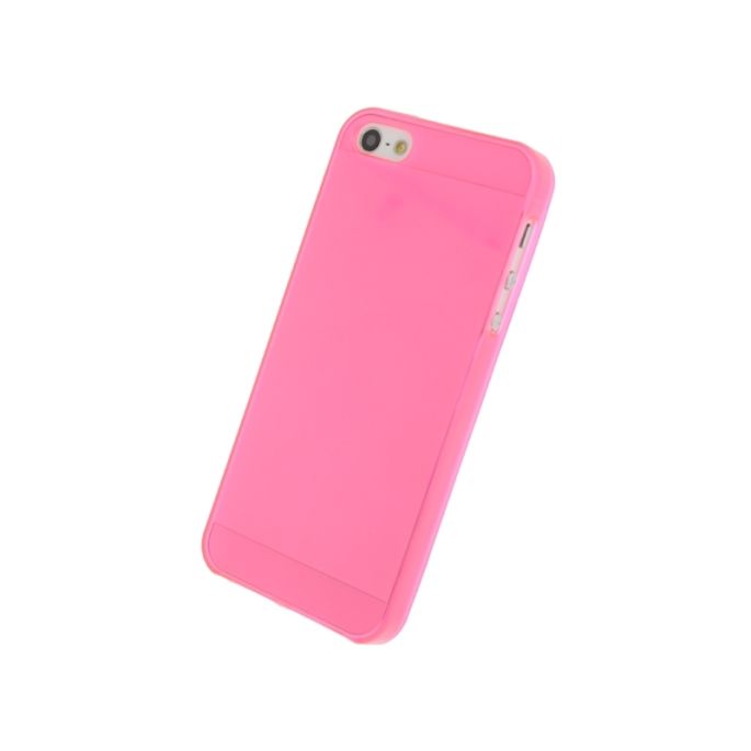 Mobilize Gelly Hoesje Apple iPhone 5/5S/SE - Transparant/Roze