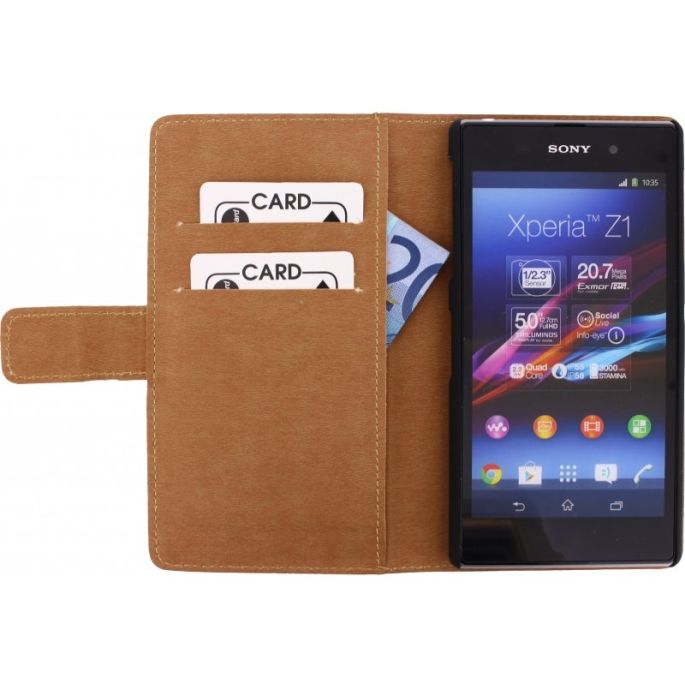Mobilize Slim Book Case Sony Xperia Z1 - Wit