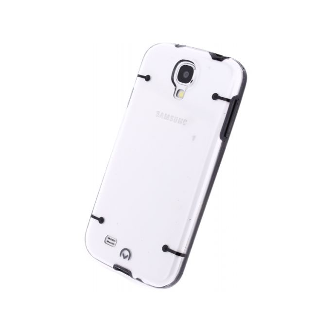 Mobilize Hybrid Case - Transparant Samsung Galaxy S4 I9500/I9505 - Zwart