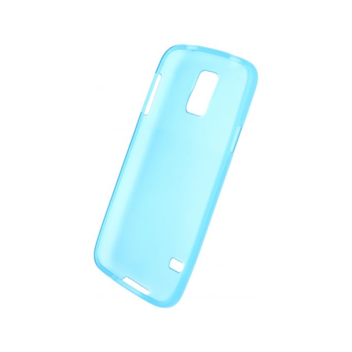 Mobilize Gelly Hoesje Samsung Galaxy S5/S5 Plus/S5 Neo - Transparant/Blauw