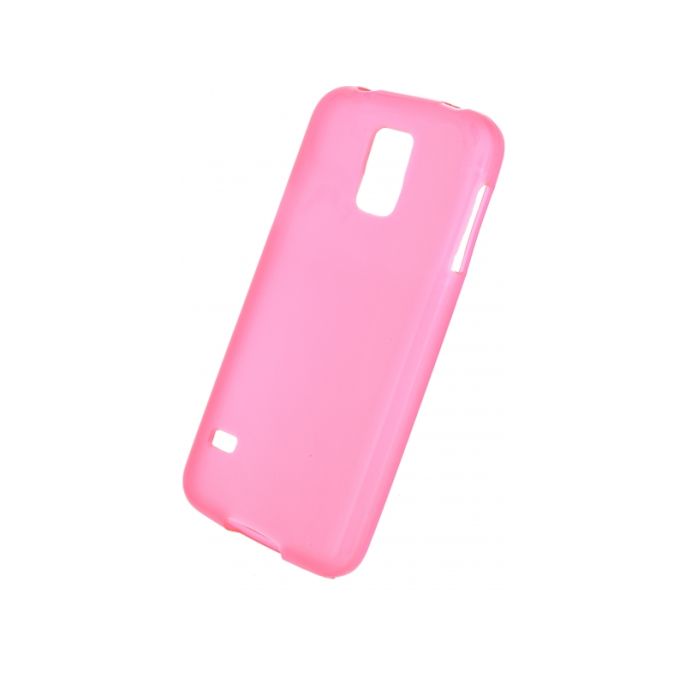 Mobilize Gelly Hoesje Samsung Galaxy S5/S5 Plus/S5 Neo - Transparant/Roze