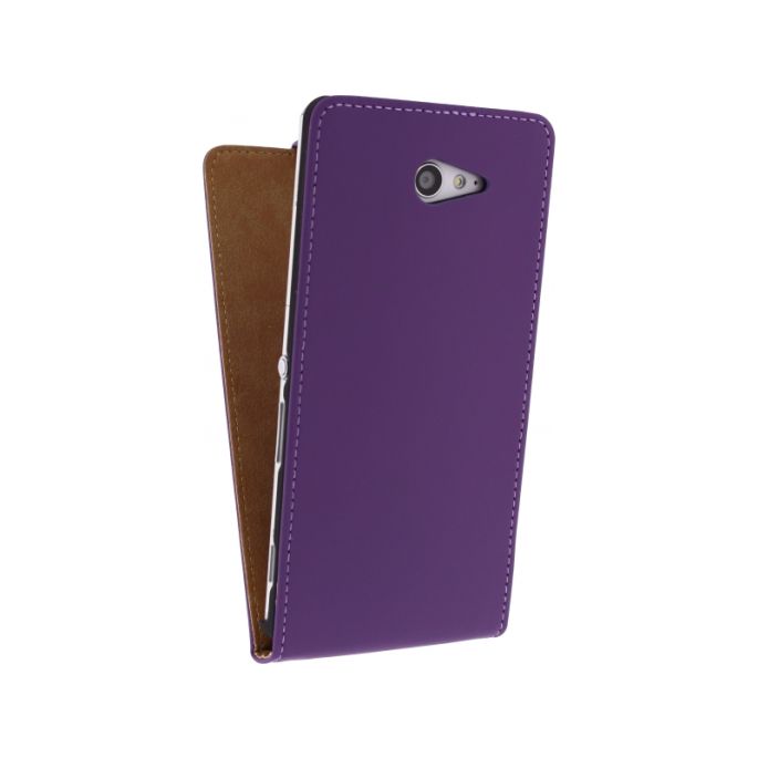 Mobilize Ultra Slim Flip Case Sony Xperia M2 - Paars
