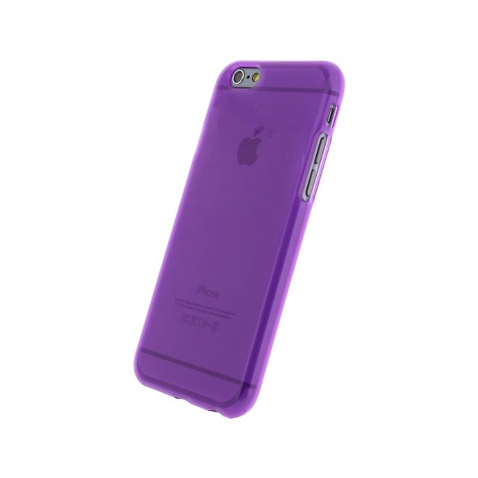 Mobilize Gelly Hoesje Apple iPhone 6/6S - Transparant - Paars