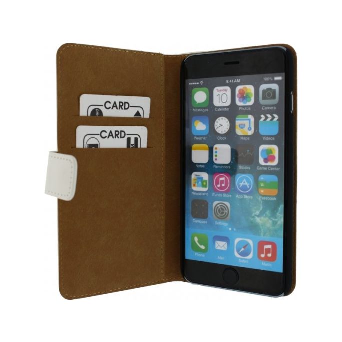 Mobilize Slim Book Case Apple iPhone 6 Plus/6S Plus - Wit