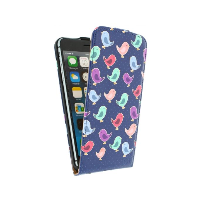 Mobilize Ultra Slim Flip Case Apple iPhone 6 Plus/6S Plus - Vogelprint