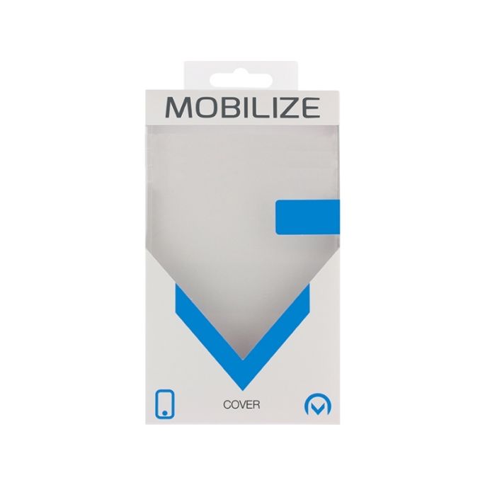 Mobilize Hybrid Case - Transparant Apple iPhone 6/6S - Zwart