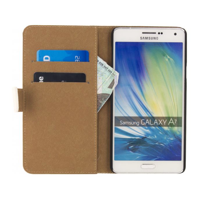 Mobilize Slim Book Case Samsung Galaxy A7 - Wit