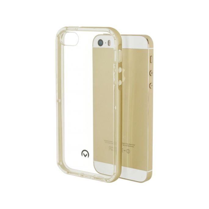 Mobilize Gelly+ Case Apple iPhone 5/5S/SE - Transparant/Goud