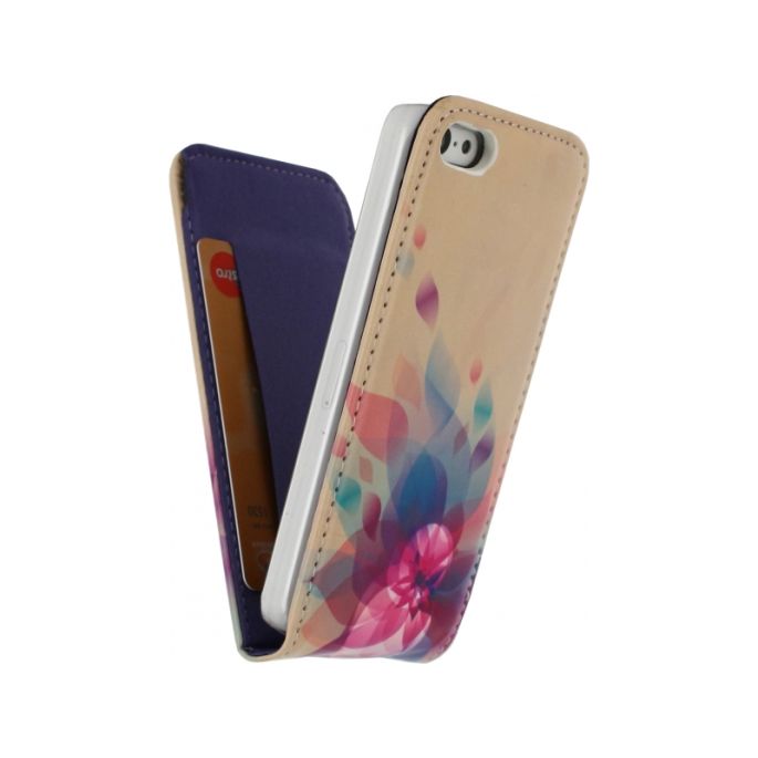 Mobilize Premium Magnet Flip Case Apple iPhone 5C - Bloemen
