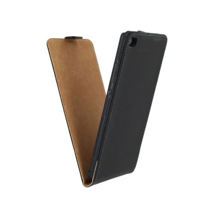 Mobilize Ultra Slim Flip Case Huawei P8 - Zwart
