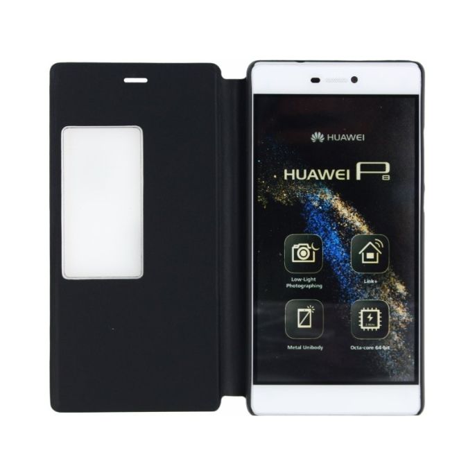 Mobilize View Cover Huawei P8 - Zwart