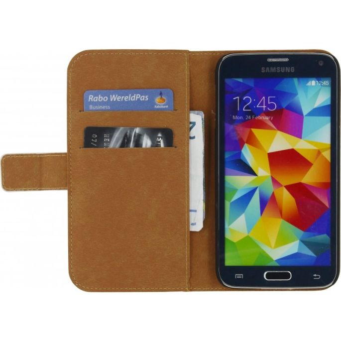 Mobilize Classic Book Case Samsung Galaxy S5/S5 Plus/S5 Neo - Wit