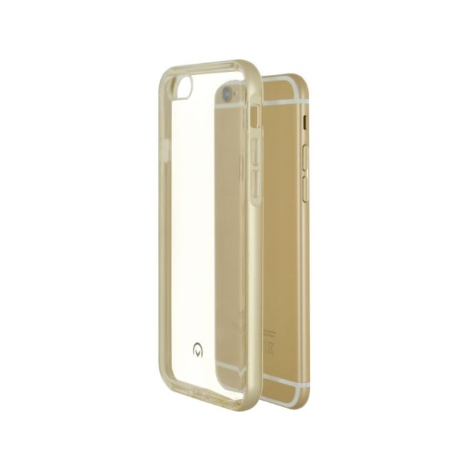 Mobilize Gelly+ Case Apple iPhone 6/6S - Transparant/Goud