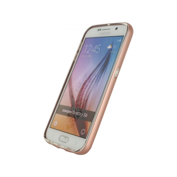 Mobilize Gelly+ Case Samsung Galaxy S6 - Transparant/Roze