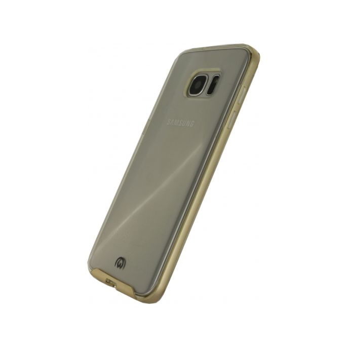 Mobilize Gelly+ Case Samsung Galaxy S7 Edge - Transparant/Goud