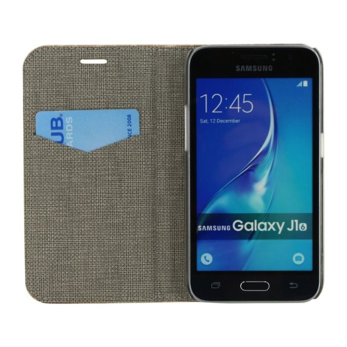 Mobilize Premium Book Case Samsung Galaxy J1 2016 - Croco/Bruin