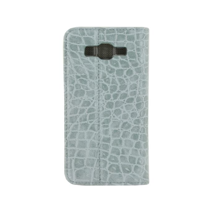 Mobilize Premium Book Case Samsung Galaxy Grand Prime/VE - Croco/Blauw
